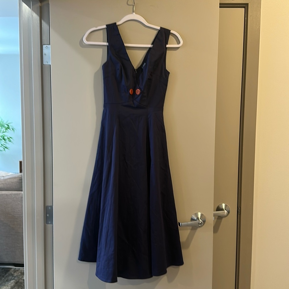 Mod Cloth Bright&Beautiful retro full skirt dress